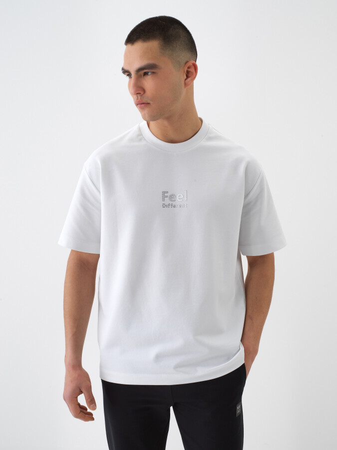 White Oversize Cotton T-Shirt