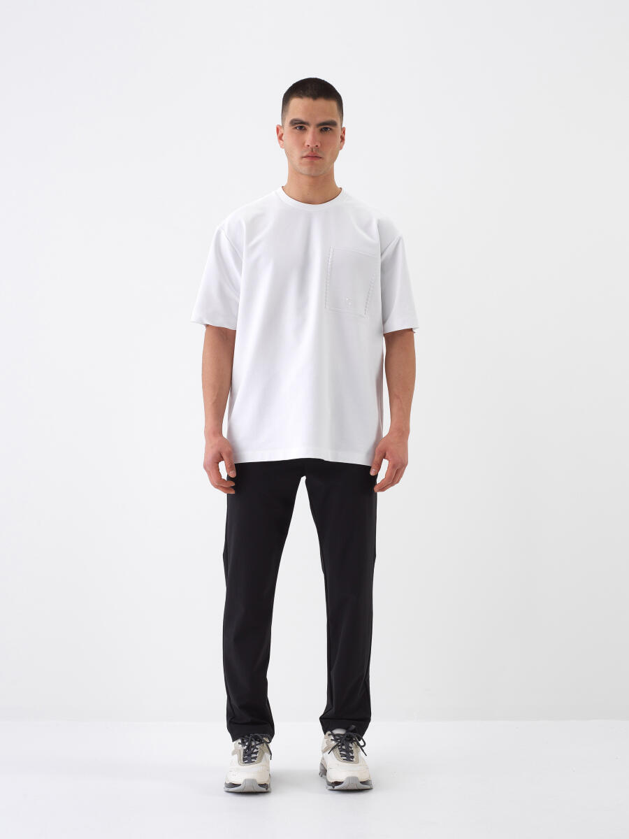 White Oversize Cotton T-Shirt - 2