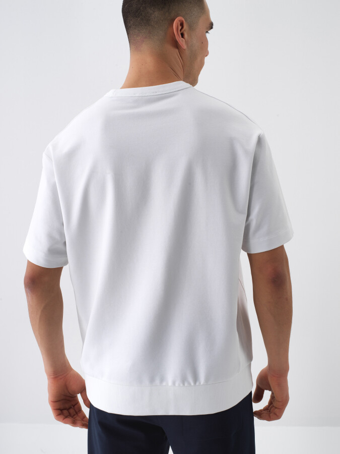 White Oversize Cotton T-Shirt - 3