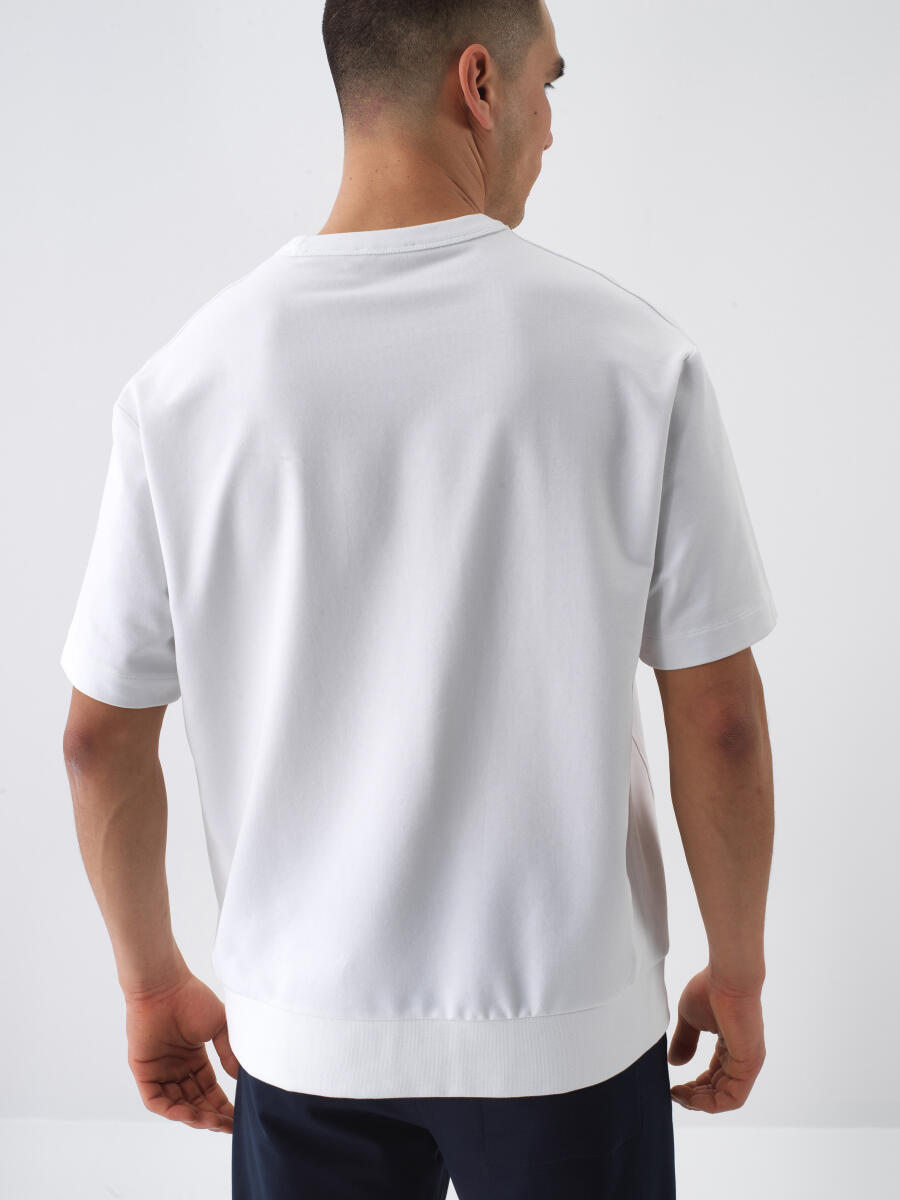 White Oversize Cotton T-Shirt - 3