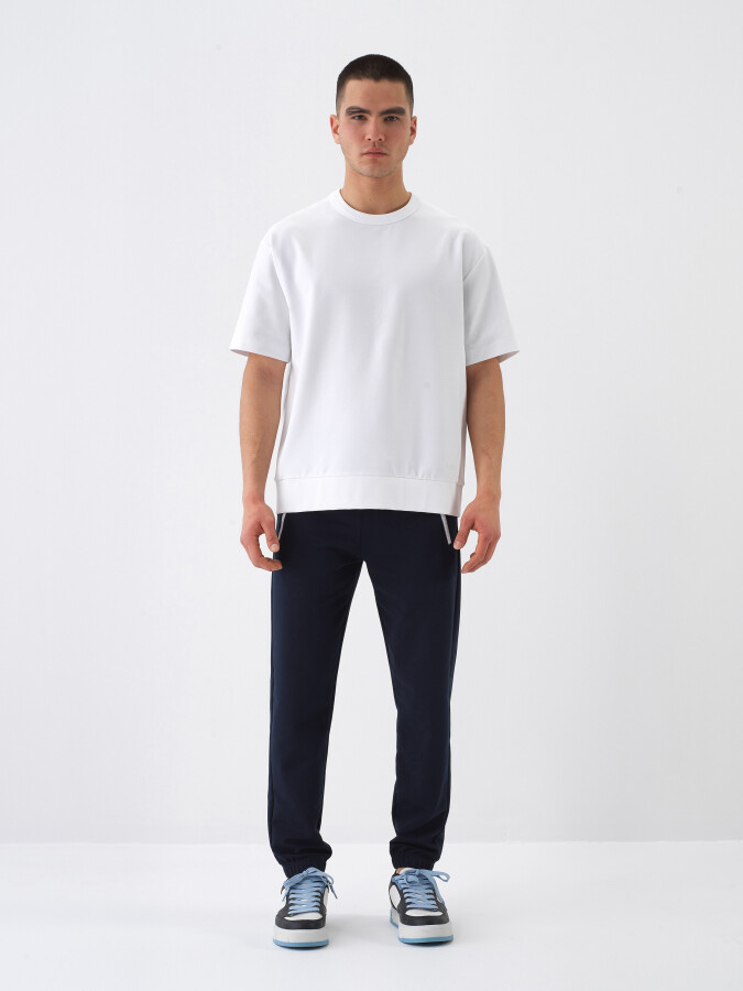 White Oversize Cotton T-Shirt - 1