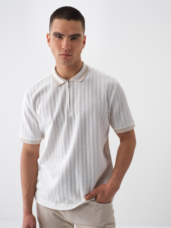 White Regular Fit Cotton T-Shirt