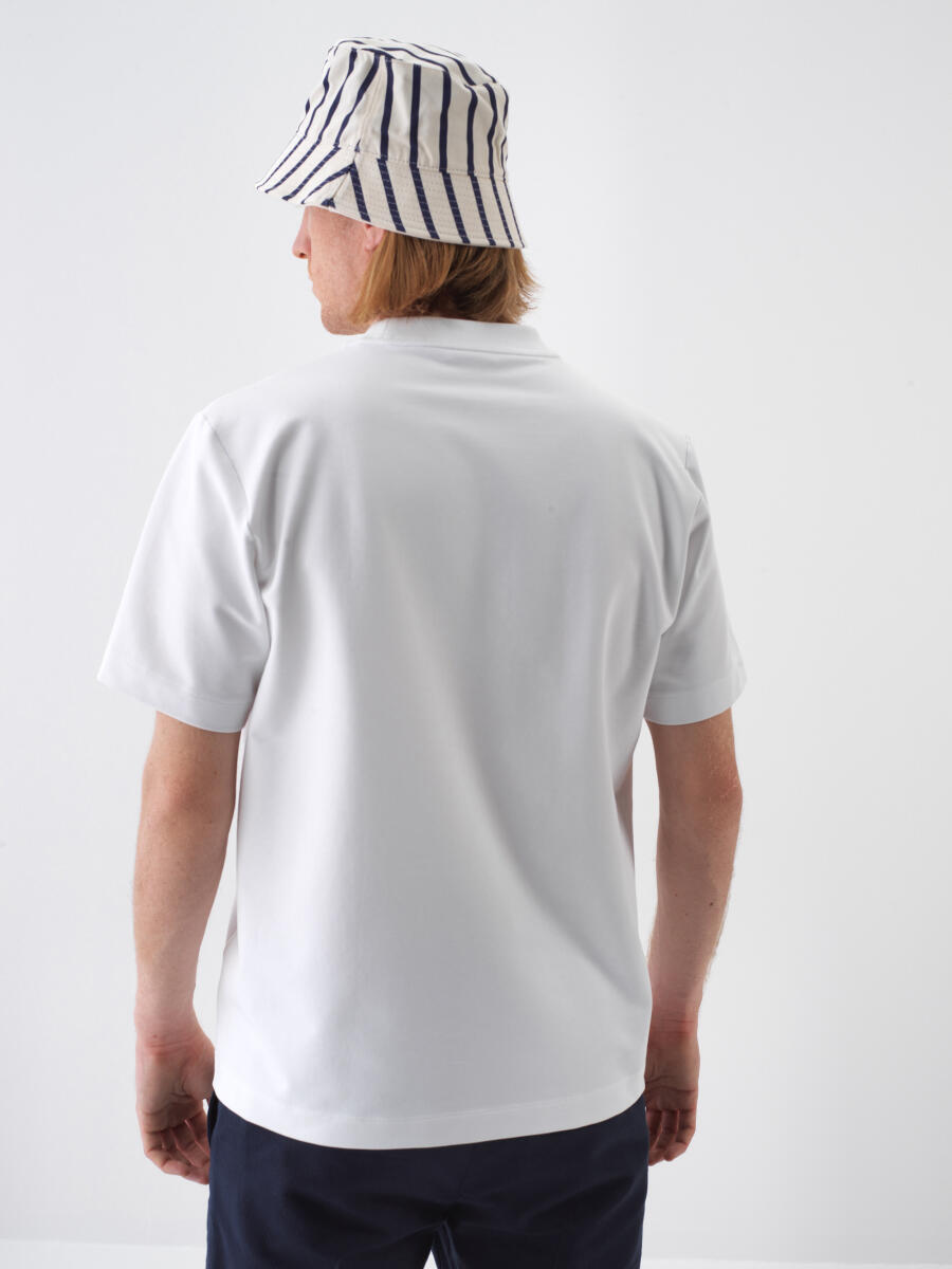 White Regular Fit Cotton T-Shirt - 4