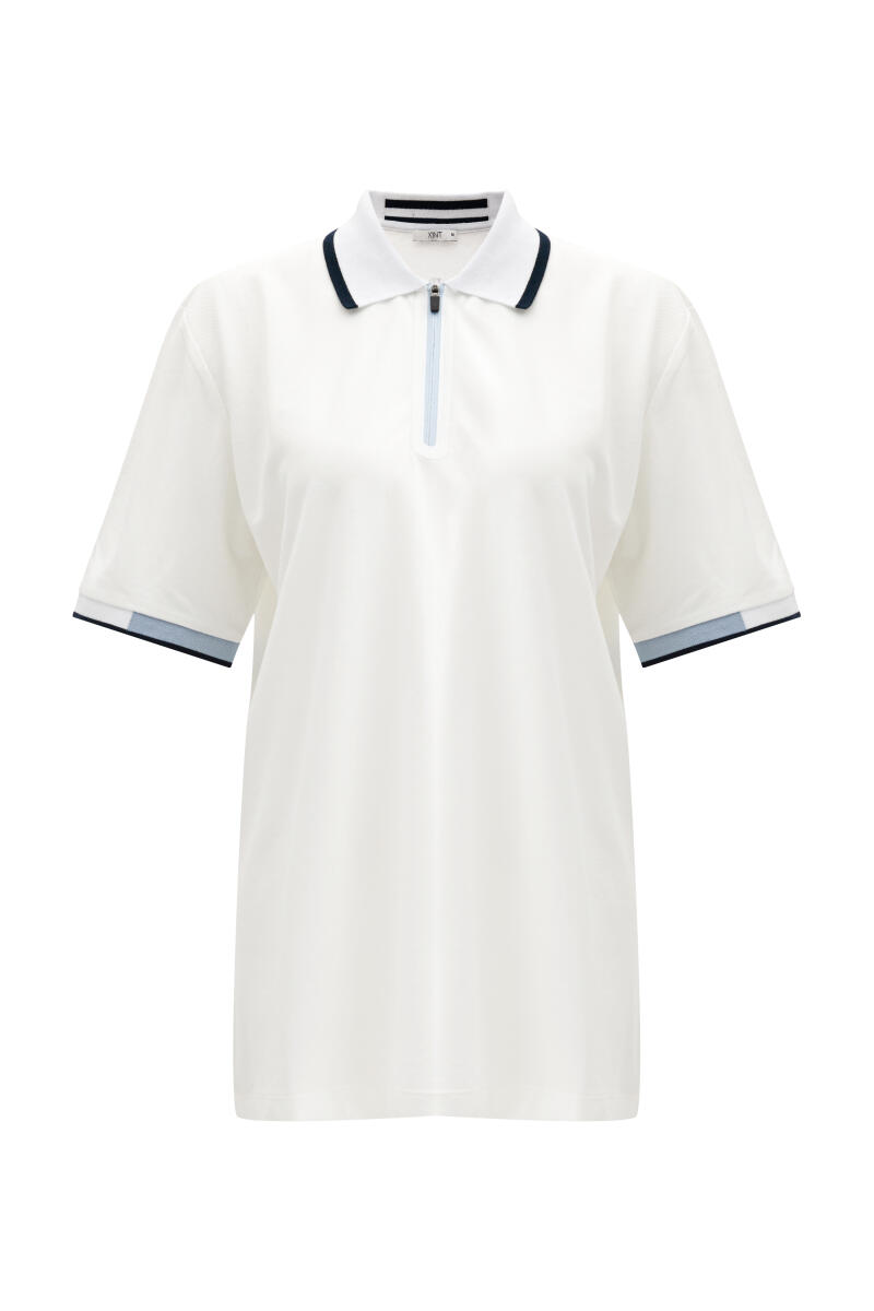 White Regular Fit Cotton T-Shirt - 7