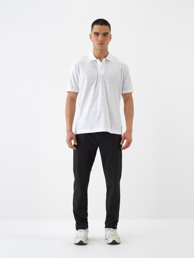 White Regular Fit Cotton T-Shirt (1)
