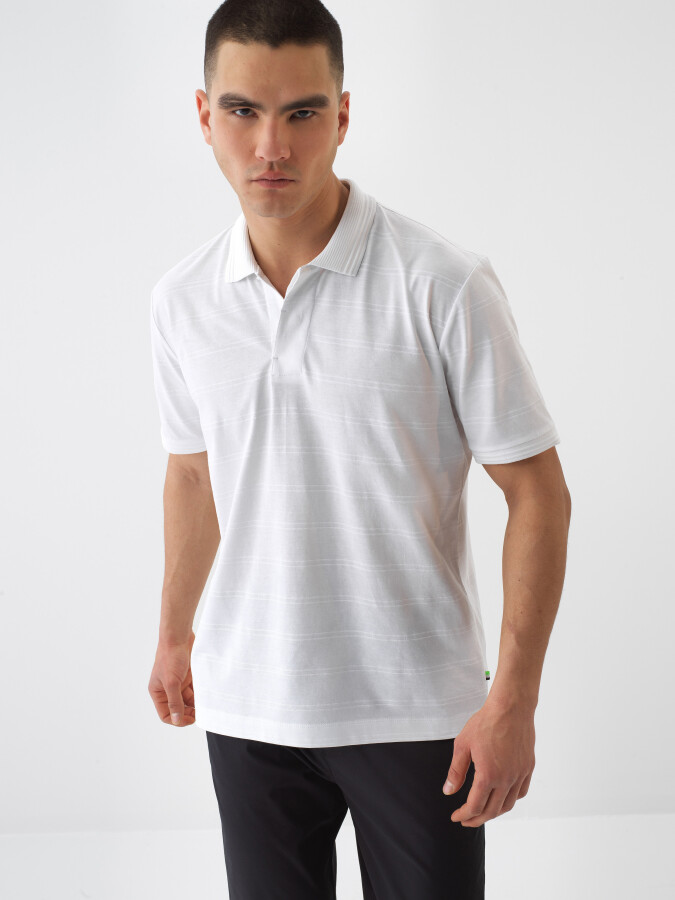 White Regular Fit Cotton T-Shirt
