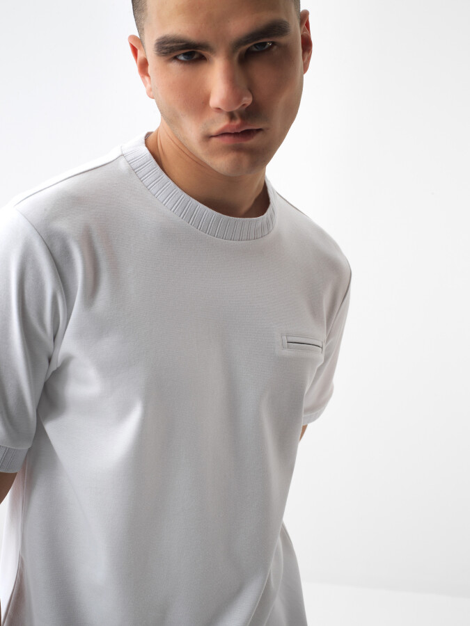 White Regular Fit Cotton T-Shirt