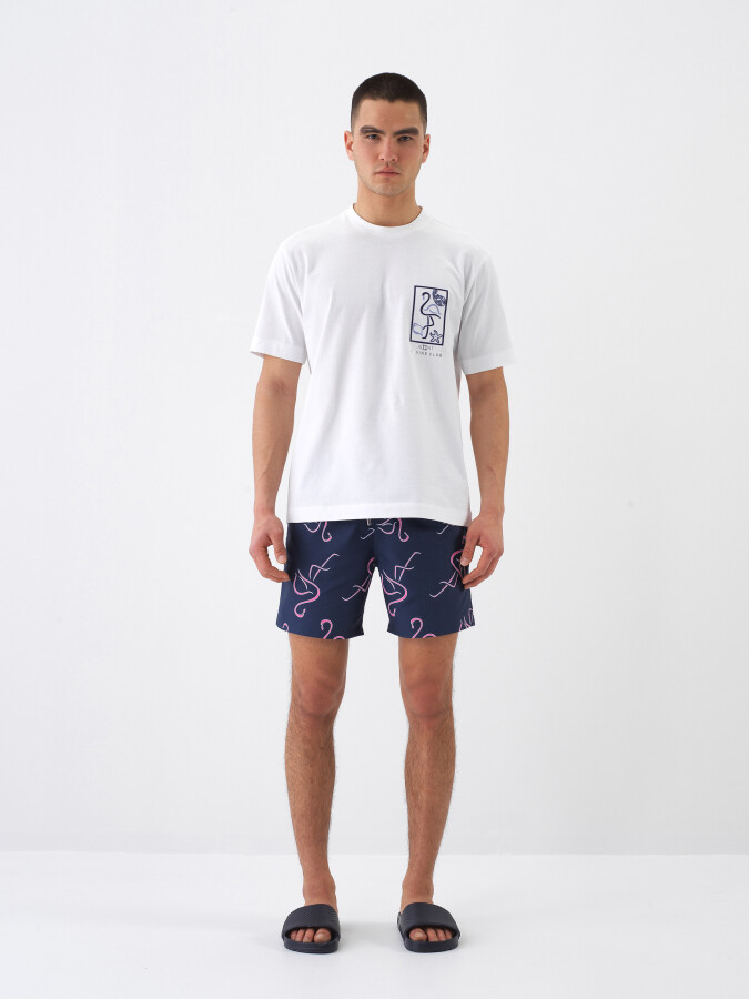 White Regular Fit Cotton T-Shirt (1)