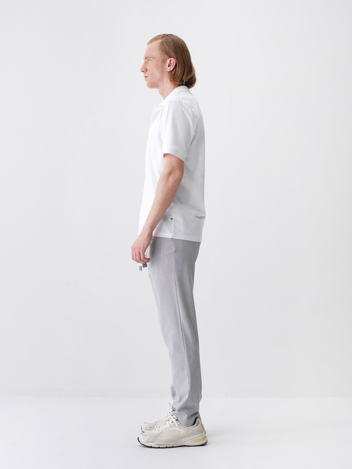 White Regular Fit Cotton T-Shirt - 3