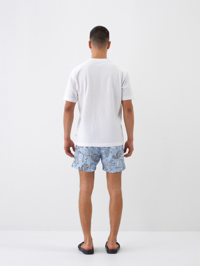 White Regular Fit Cotton T-Shirt - 5