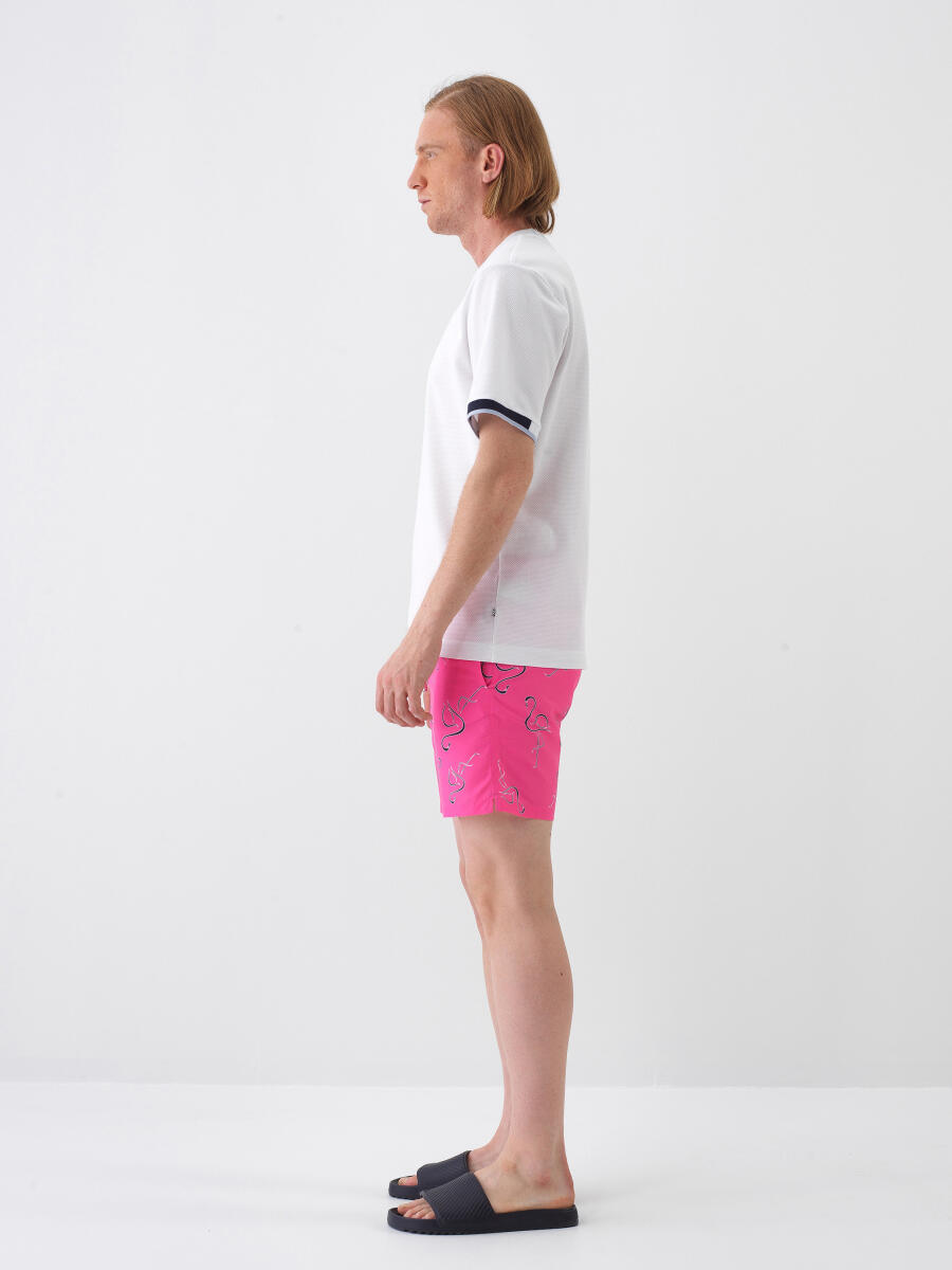 White Regular Fit Cotton T-Shirt - 3