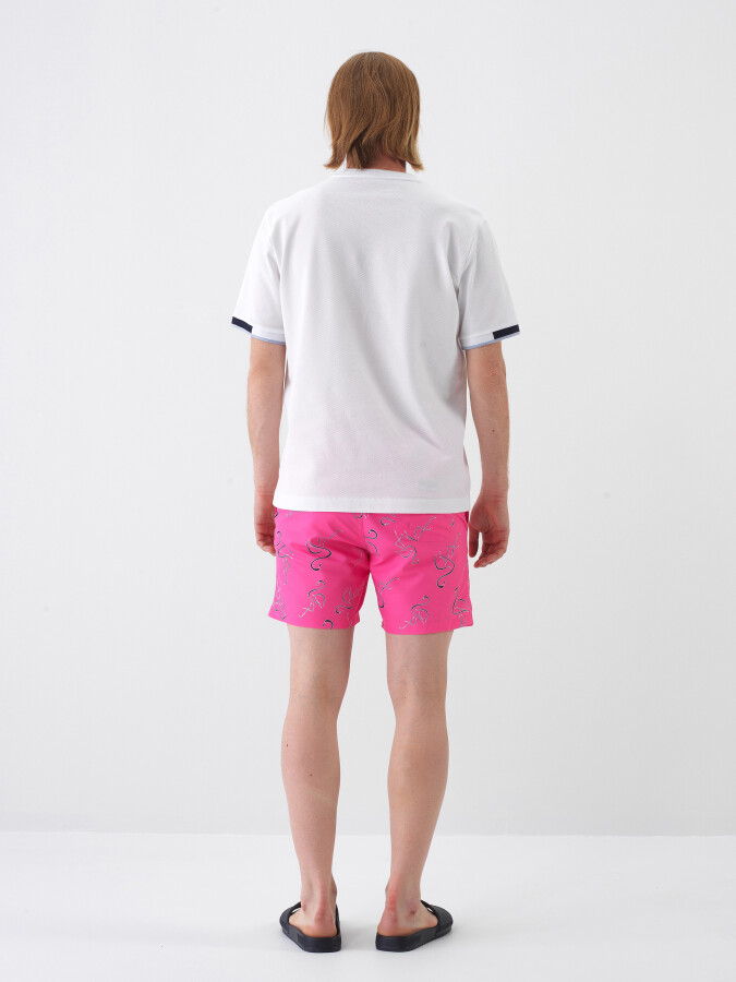 White Regular Fit Cotton T-Shirt - 5