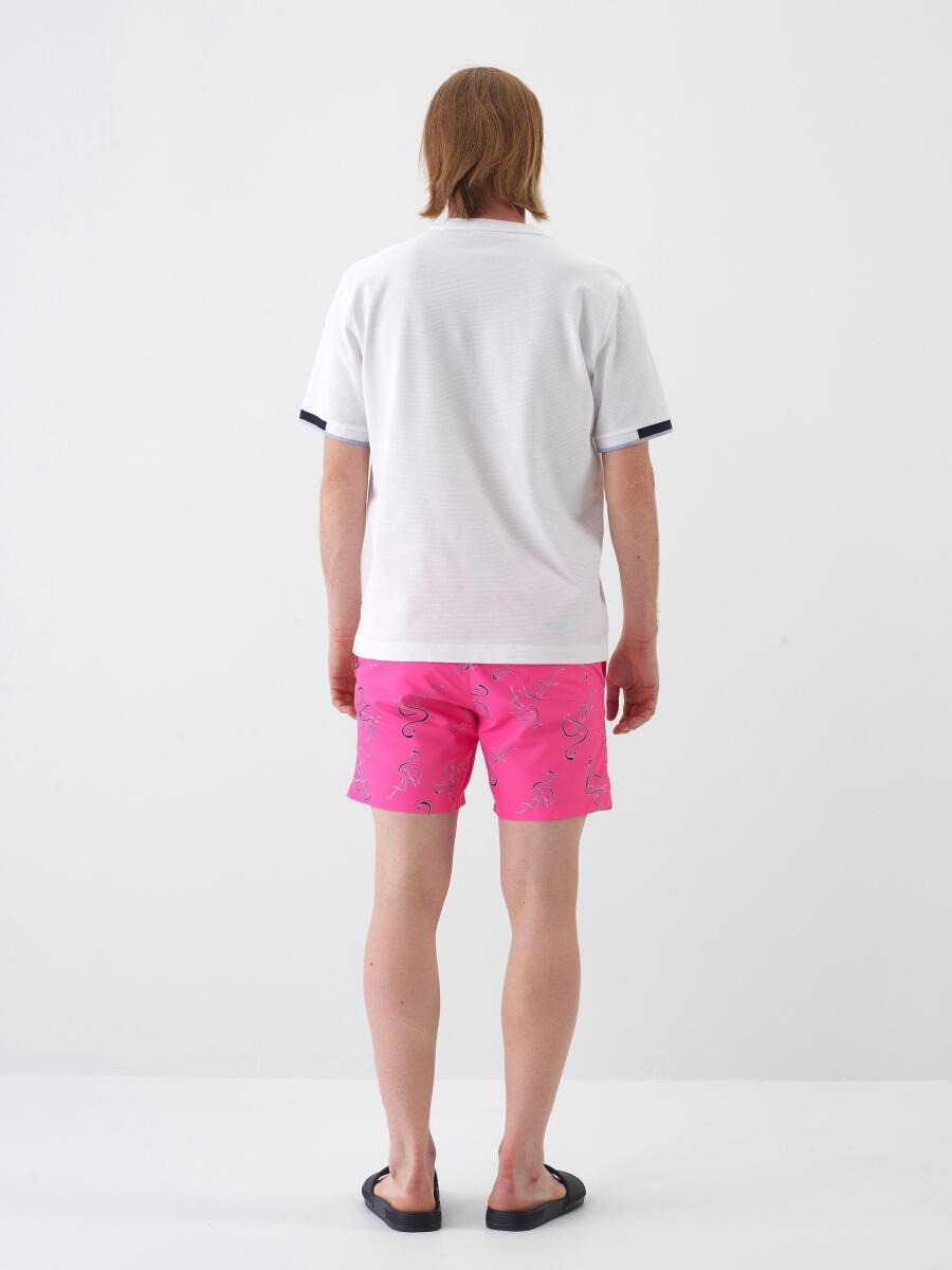 White Regular Fit Cotton T-Shirt - 5