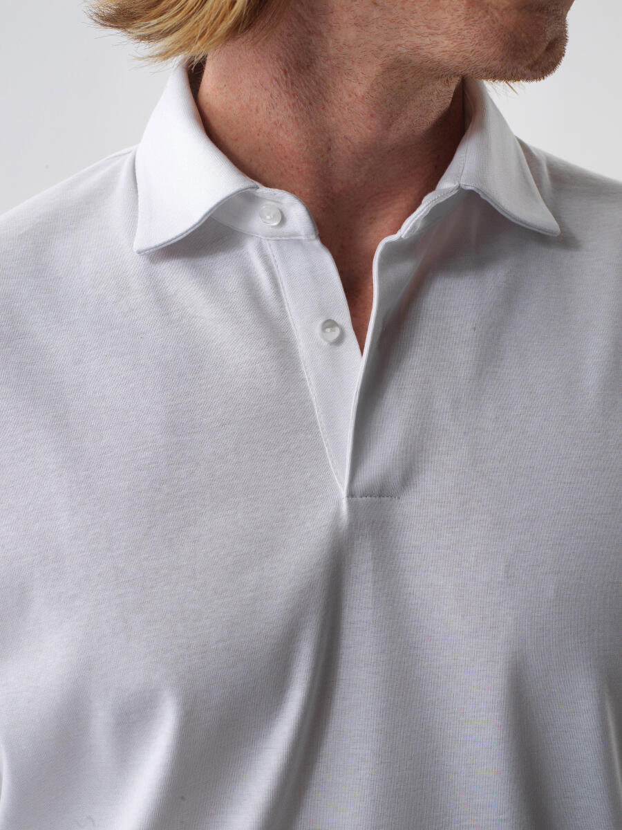 White Regular Fit Cotton T-Shirt - 1