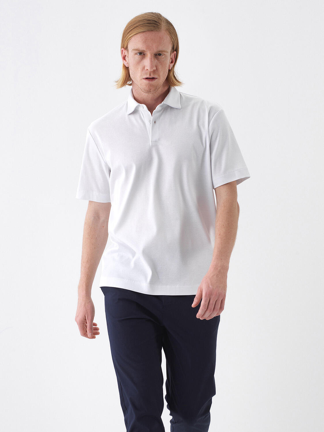 White Regular Fit Cotton T-Shirt - 1
