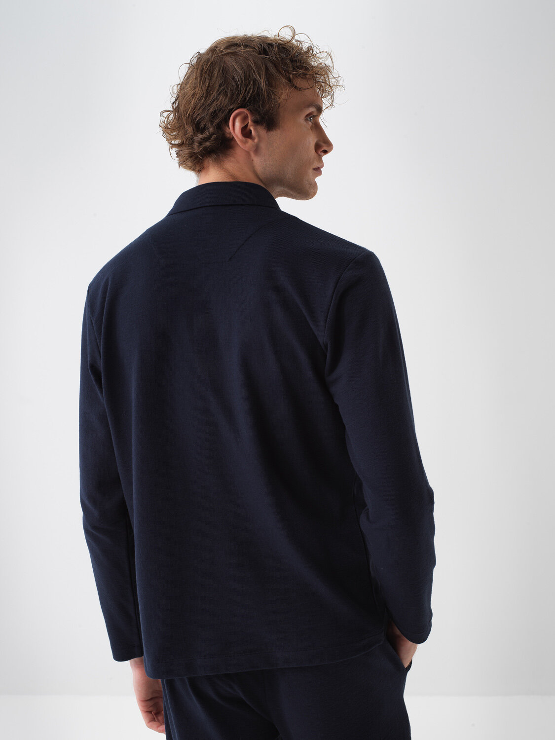 100% Cotton Basic Polo Neck T-Shirt - 4