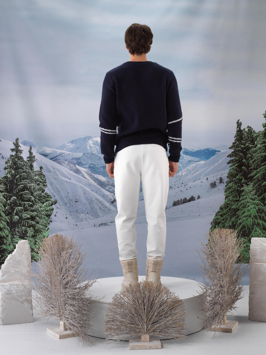 Mohair Patterned Sweater - 4