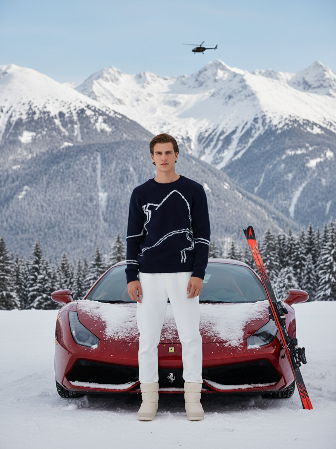 Mohair Patterned Sweater