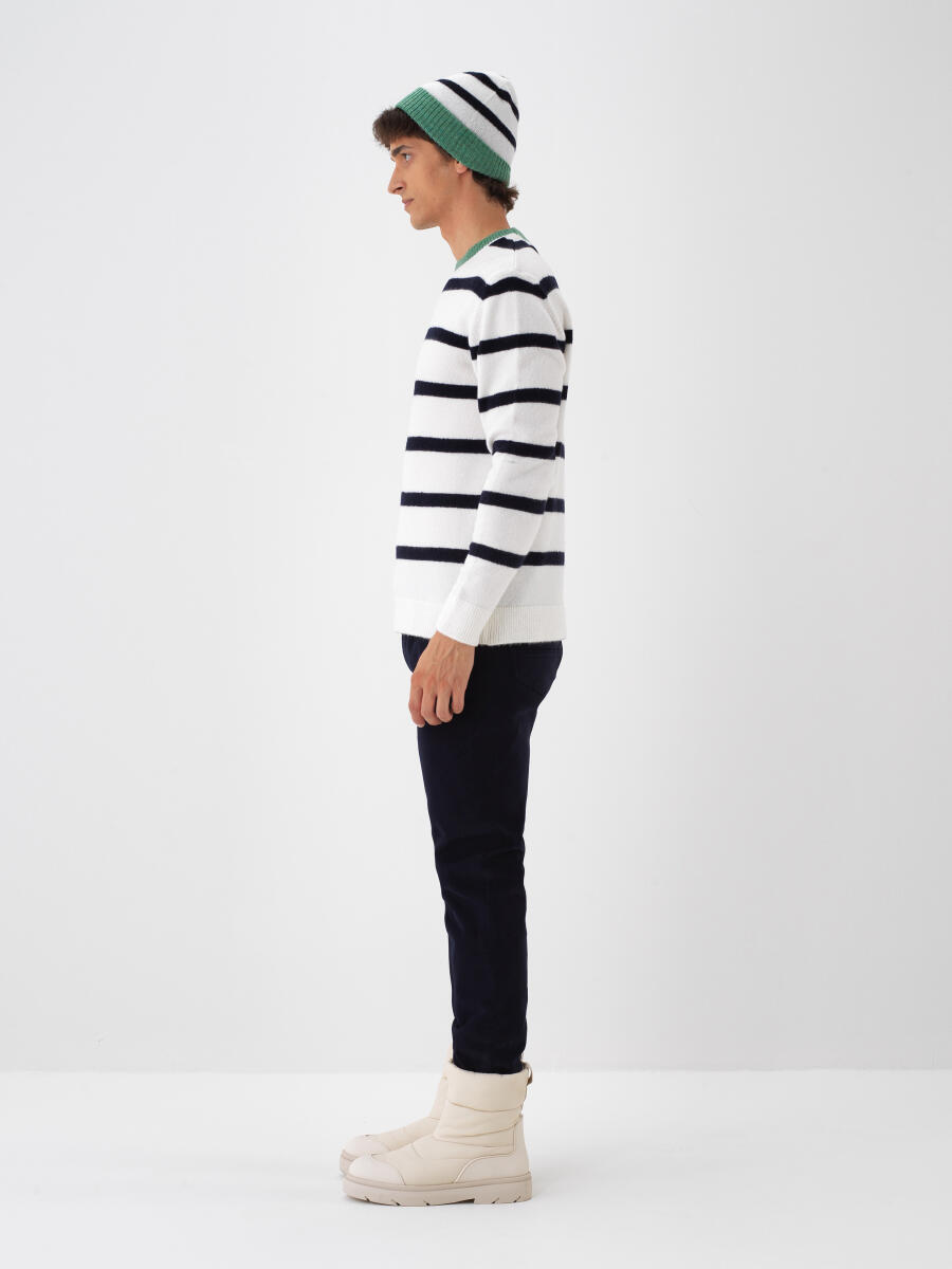 Mohair Patterned Sweater - 4