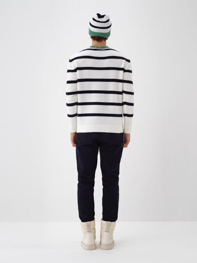 Mohair Patterned Sweater - Xint