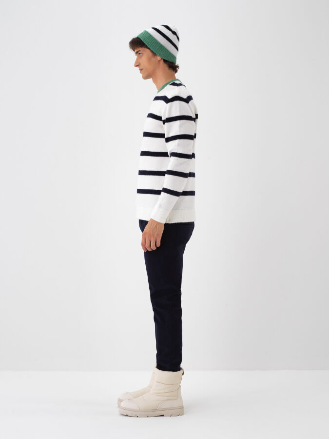 Mohair Patterned Sweater - 4