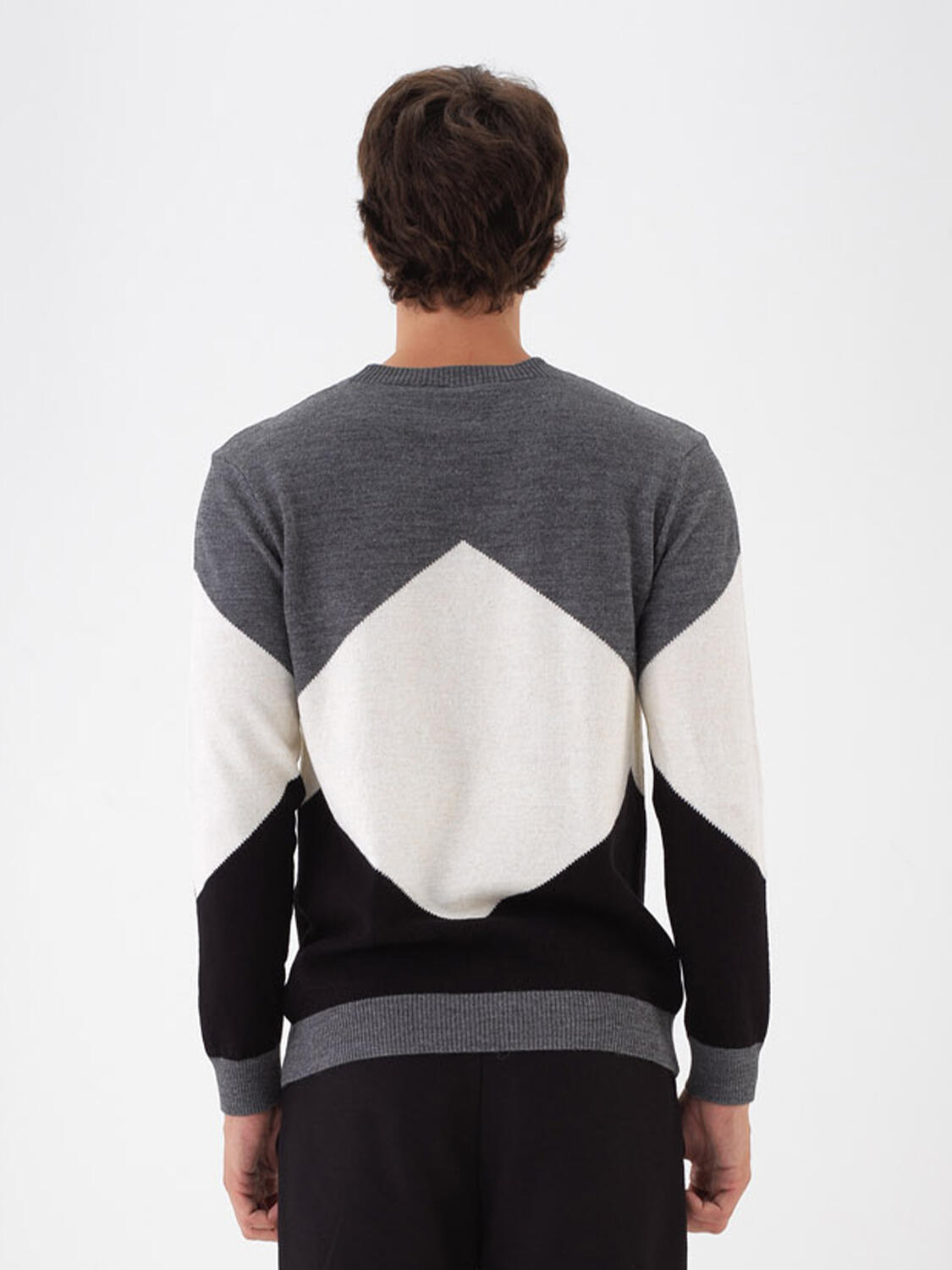 Wool Patterned Sweater - 3