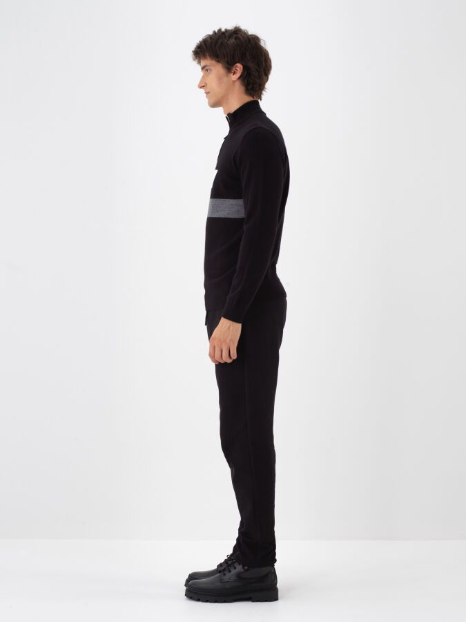 Wool Patterned Sweater - Xint