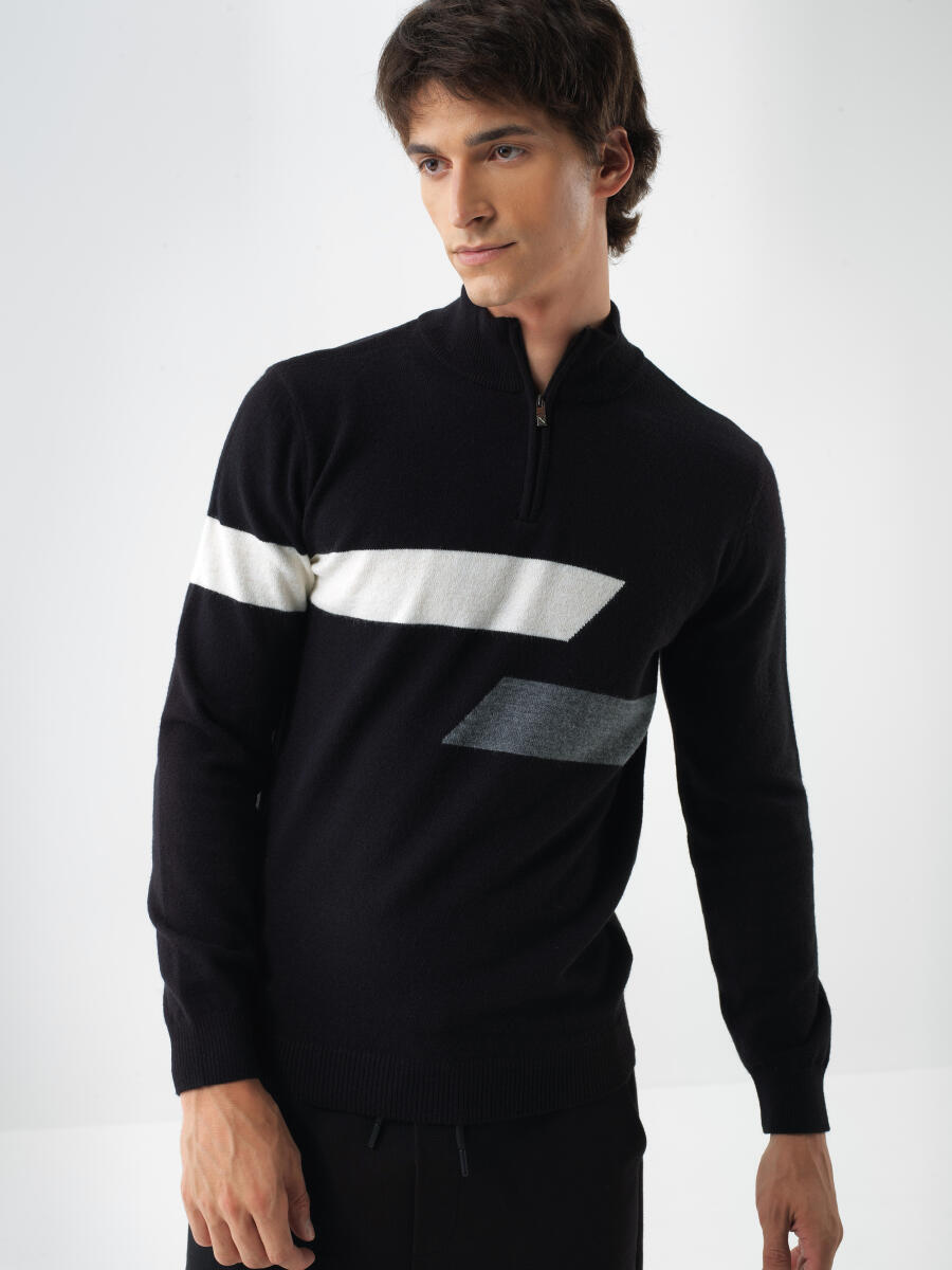 Wool Patterned Sweater