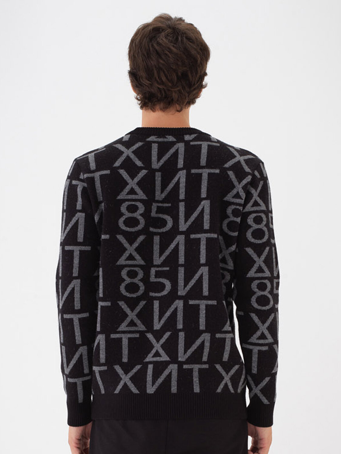 Wool Patterned Sweater - 3