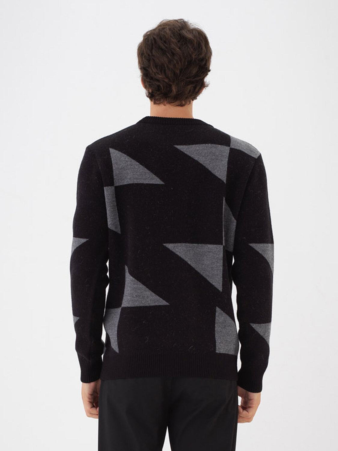 Wool Patterned Sweater - 4