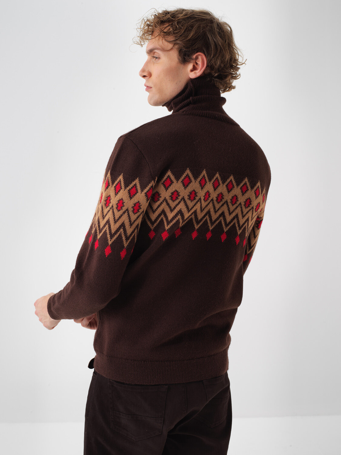 Wool Patterned Sweater - 4