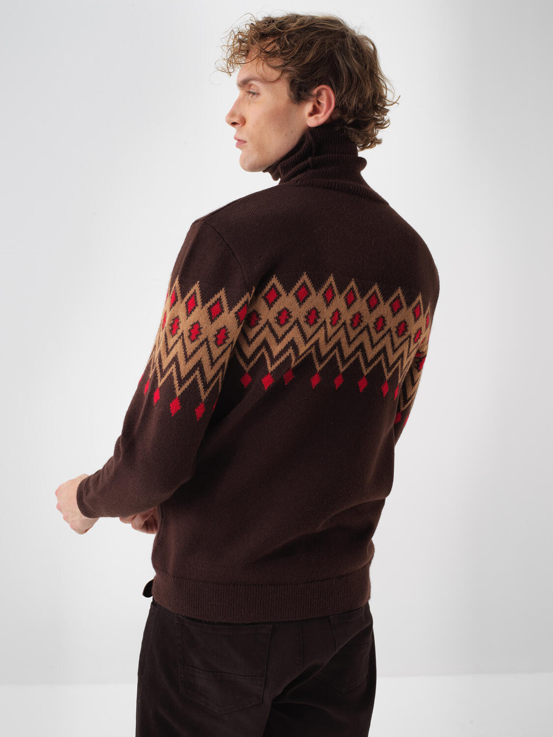 Wool Patterned Sweater - 4