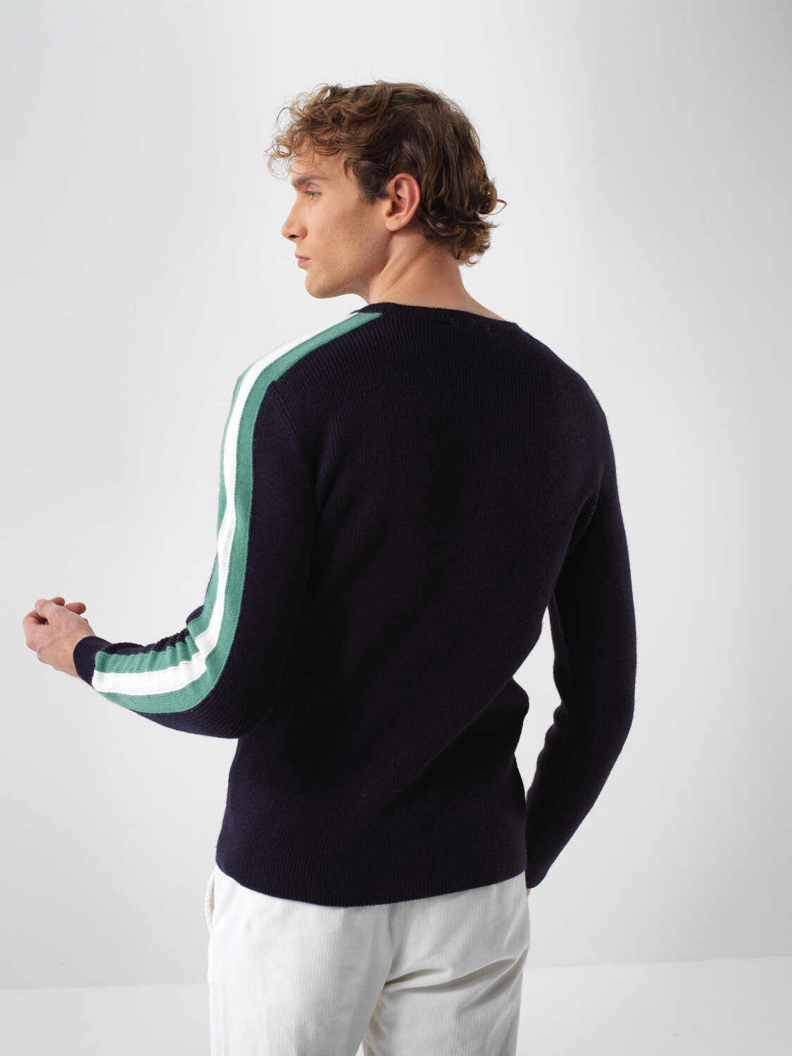 Wool Patterned Sweater - Xint