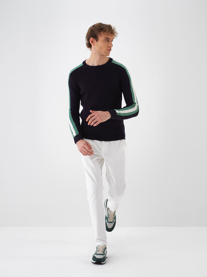 Wool Patterned Sweater - Xint