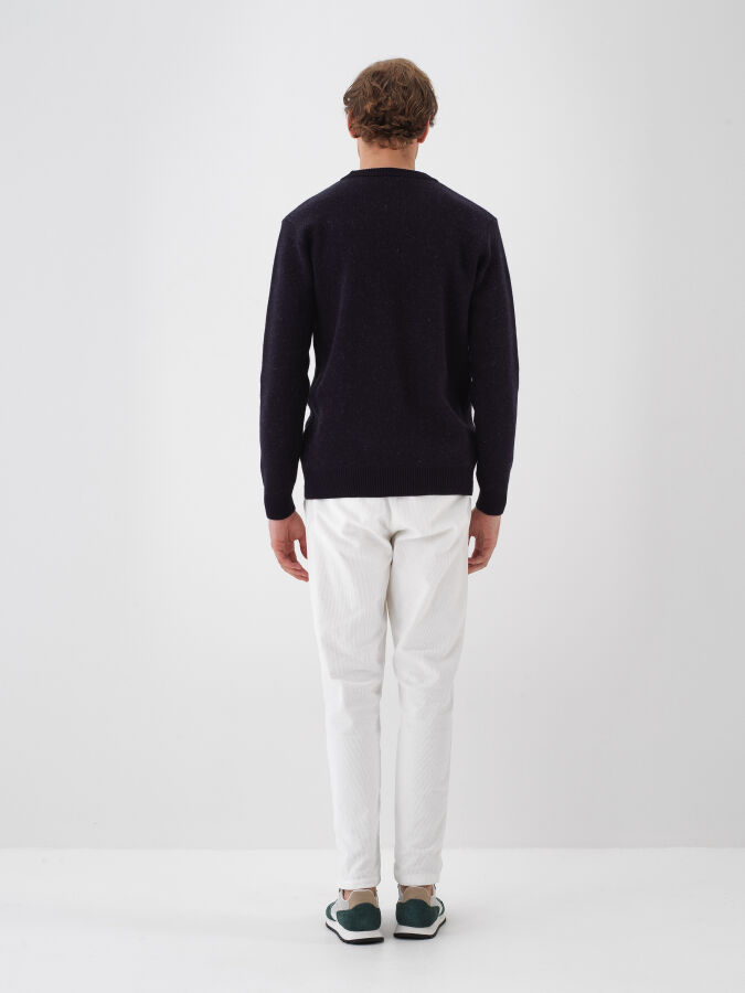 Wool Patterned Sweater - 5