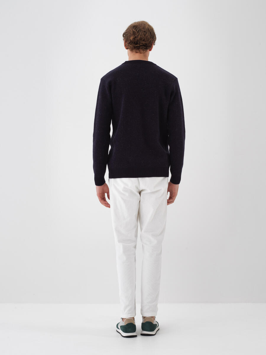 Wool Patterned Sweater - 5
