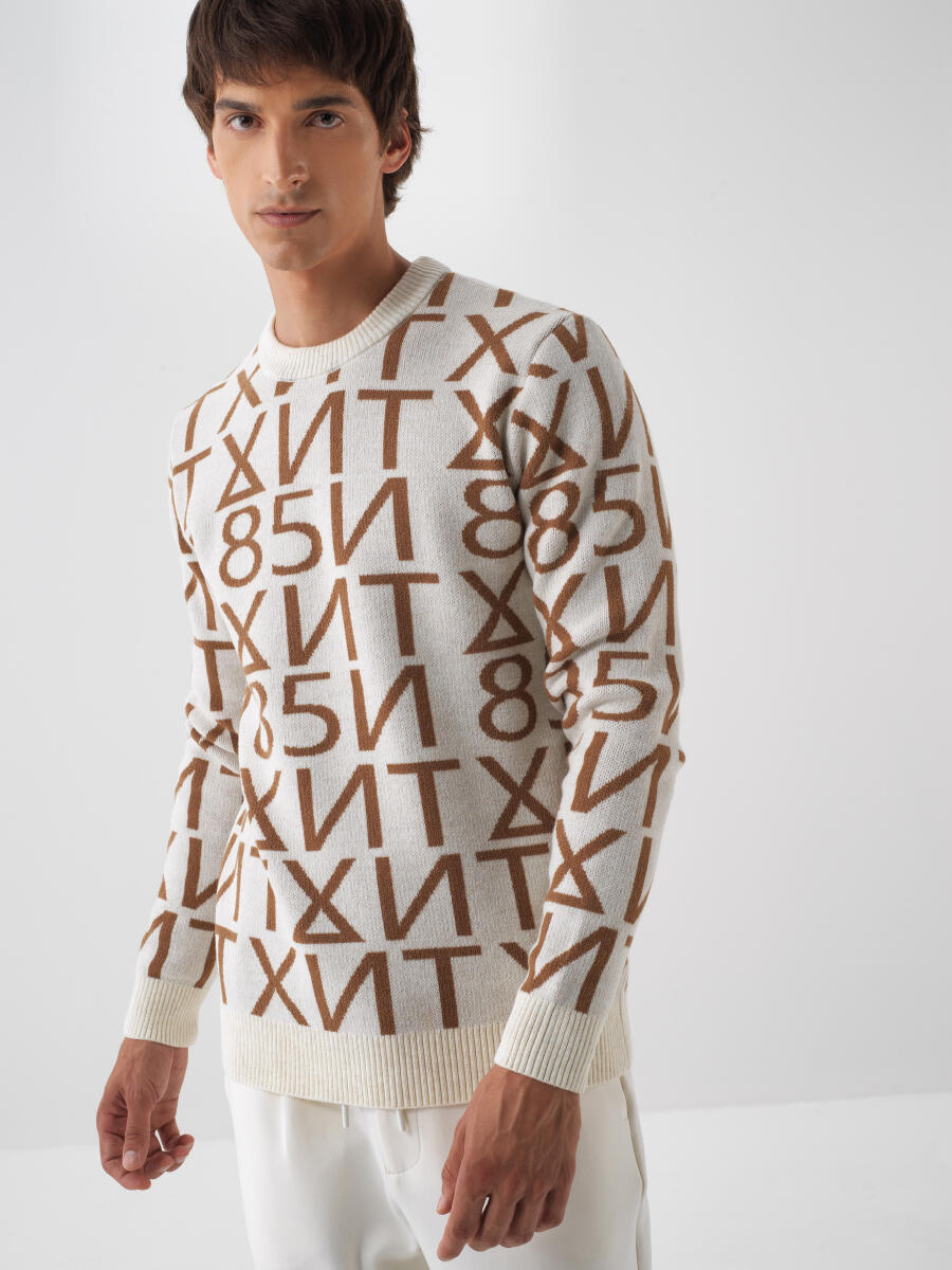 Wool Patterned Sweater (1)
