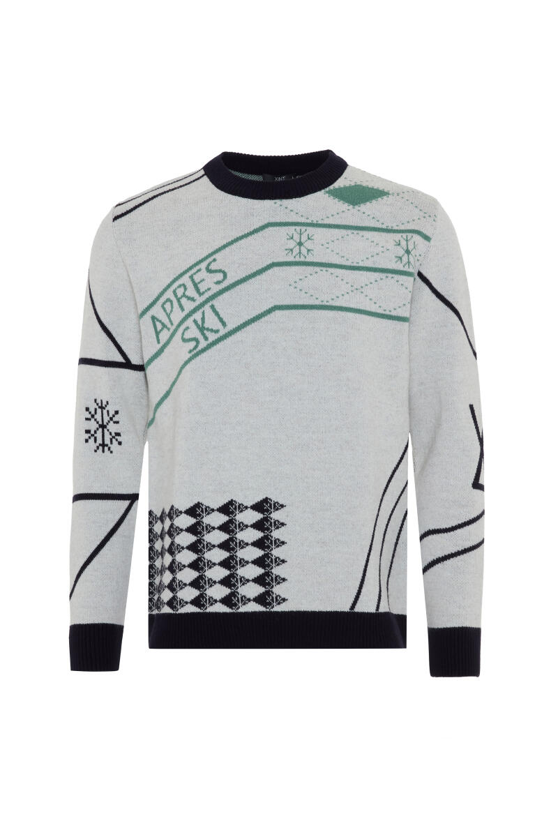 Wool Patterned Sweater - 3