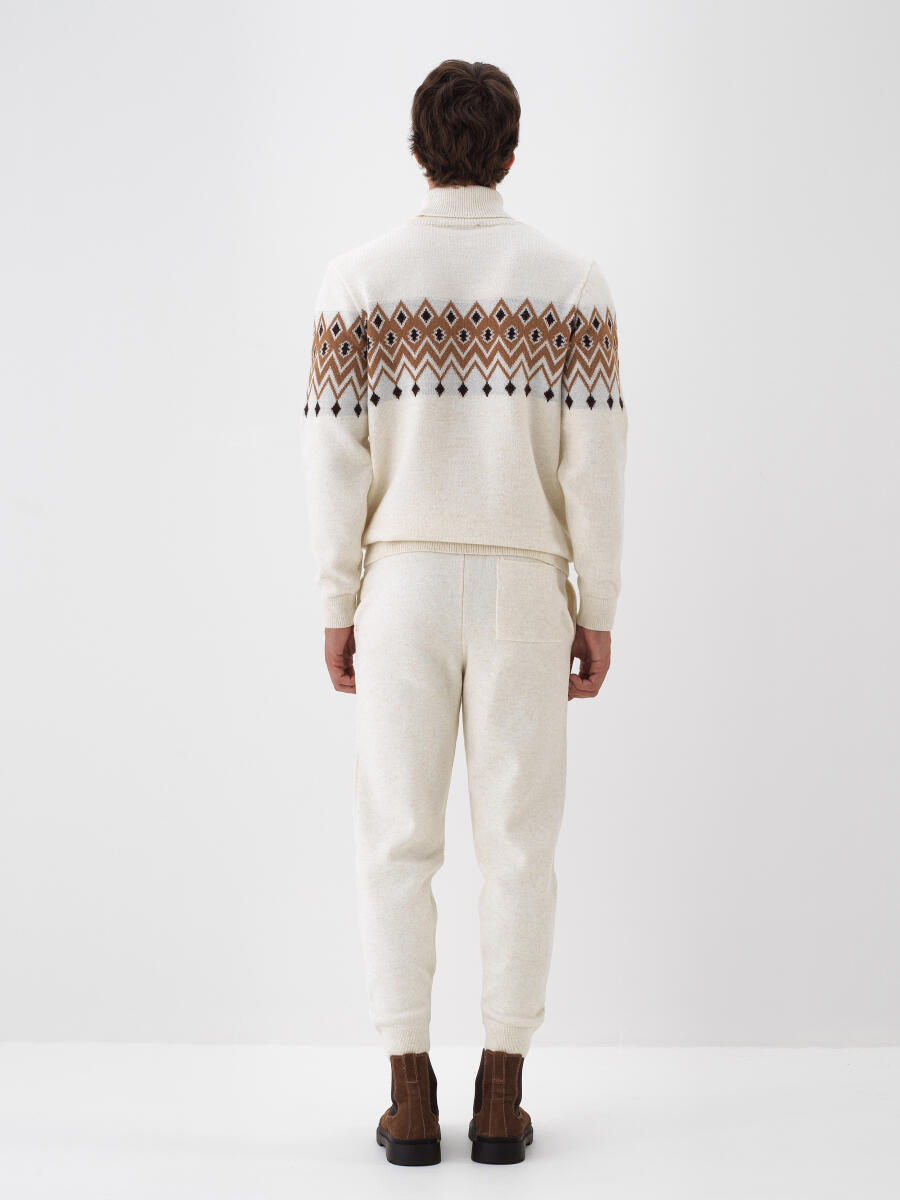 Wool Patterned Sweater - 5