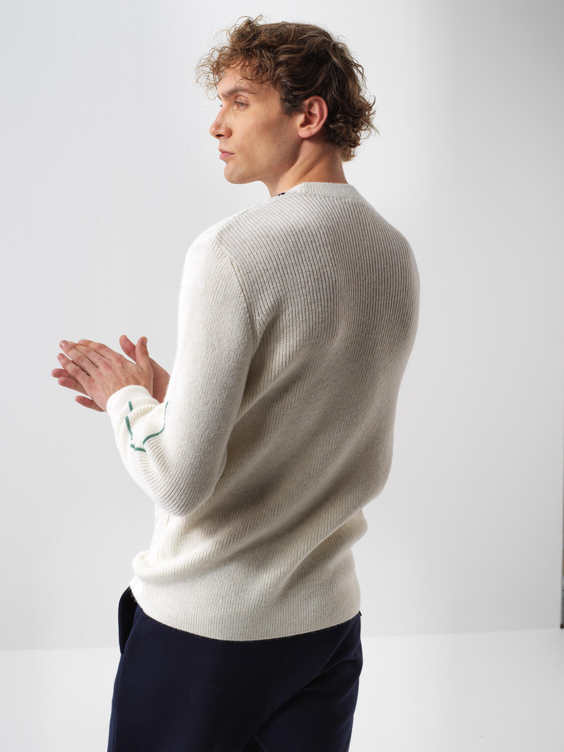 Wool Patterned Sweater - 4