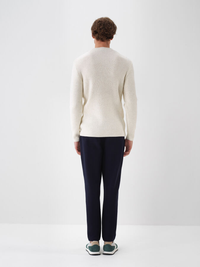 Wool Patterned Sweater - Xint