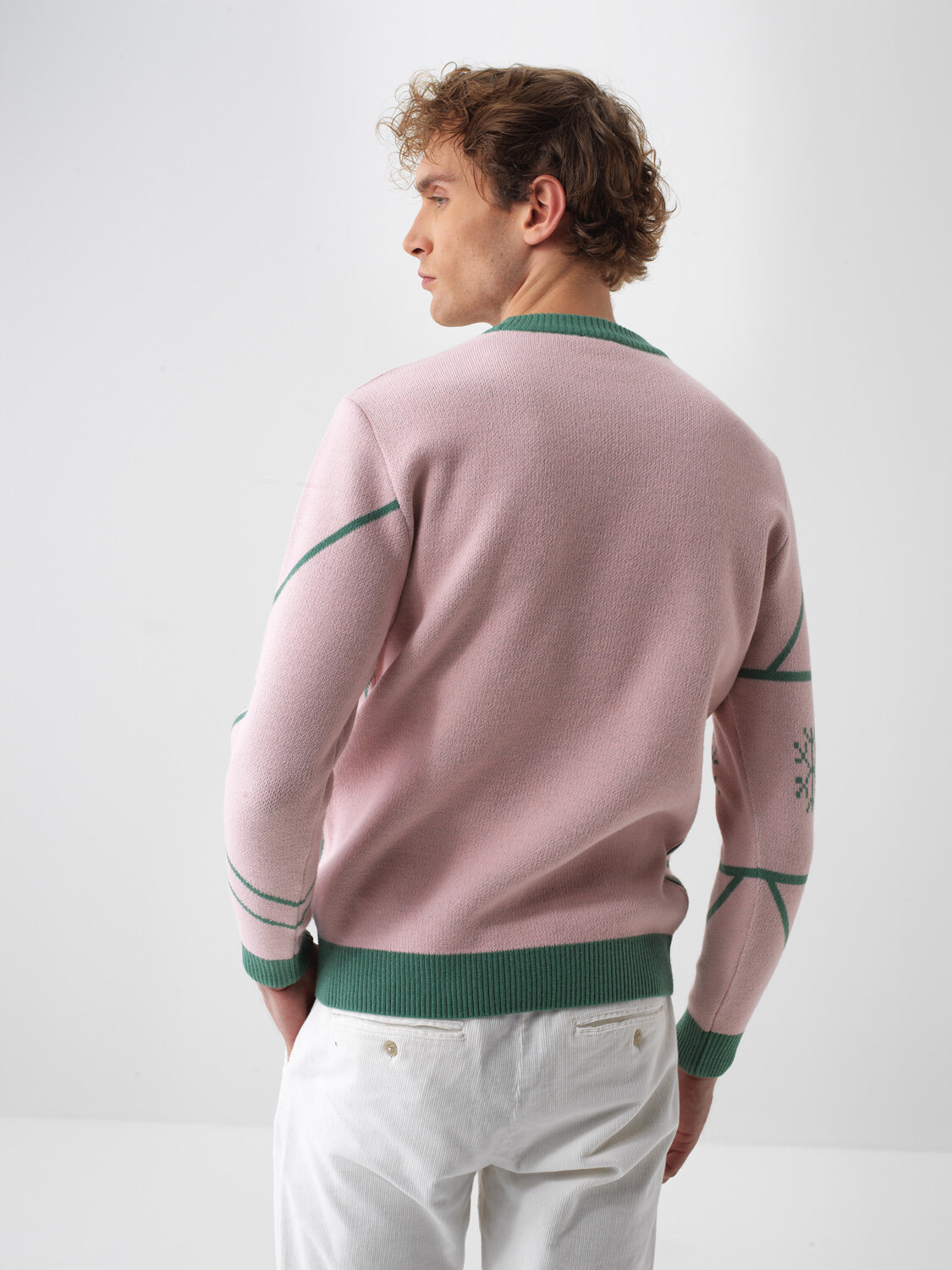 Wool Patterned Sweater - Xint