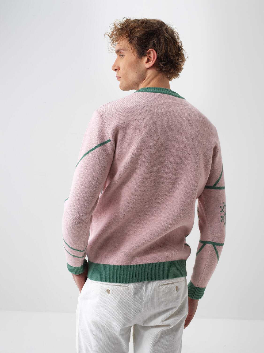 Wool Patterned Sweater - 3