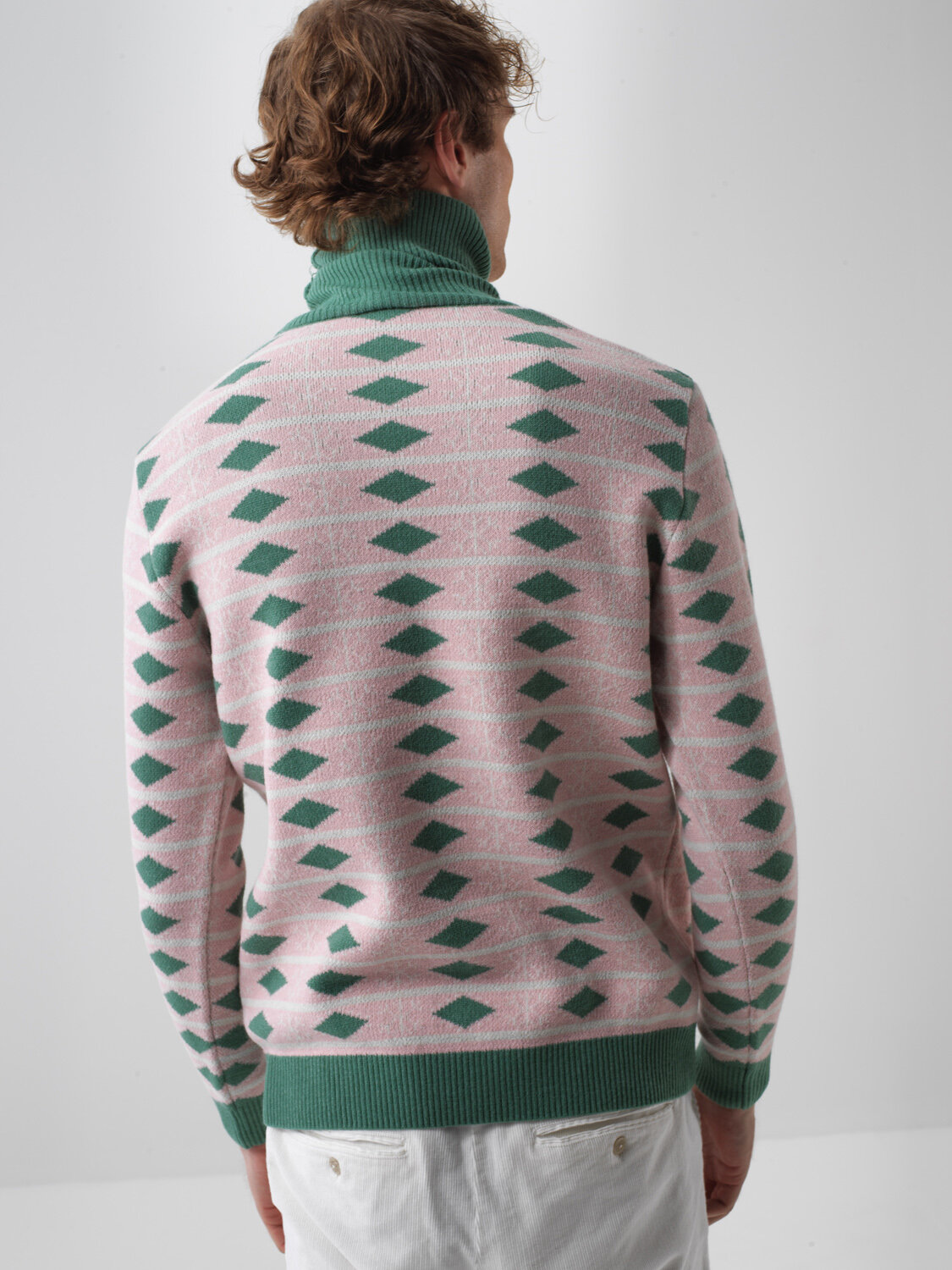 Wool Patterned Sweater - Xint