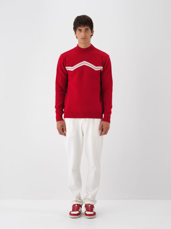 Wool Patterned Sweater - Xint