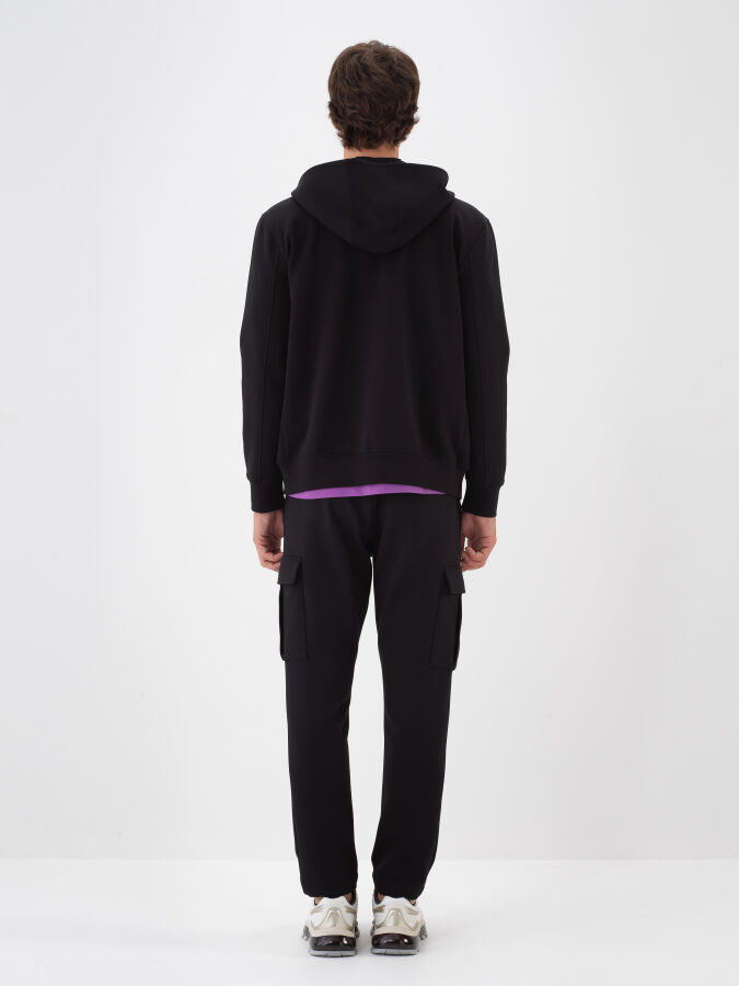 Cotton Sweatshirt Jacket - Xint