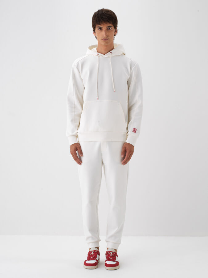 Cotton Hooded Sweatshirt - Xint