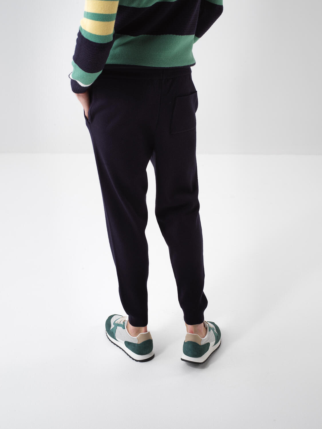 Wool Plain Pants - 3