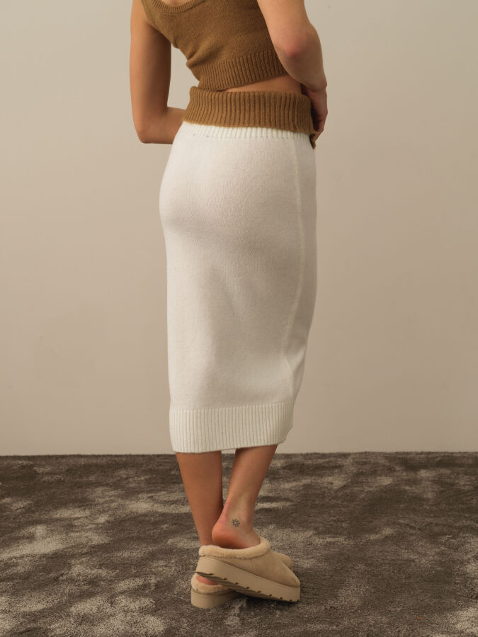 Oversized Knit Skirt - Xint