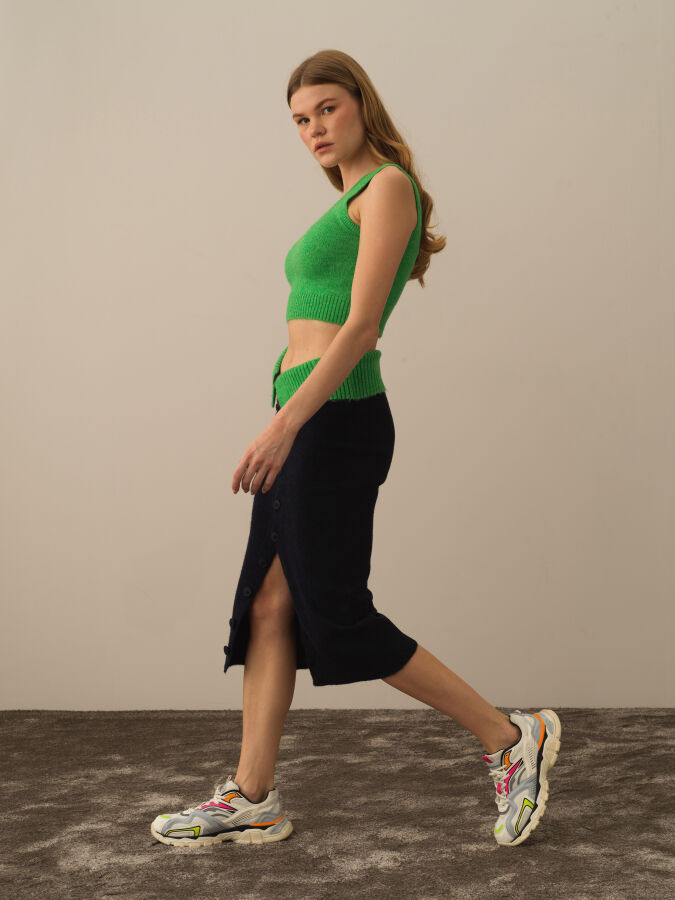 Oversized Knit Skirt - Xint